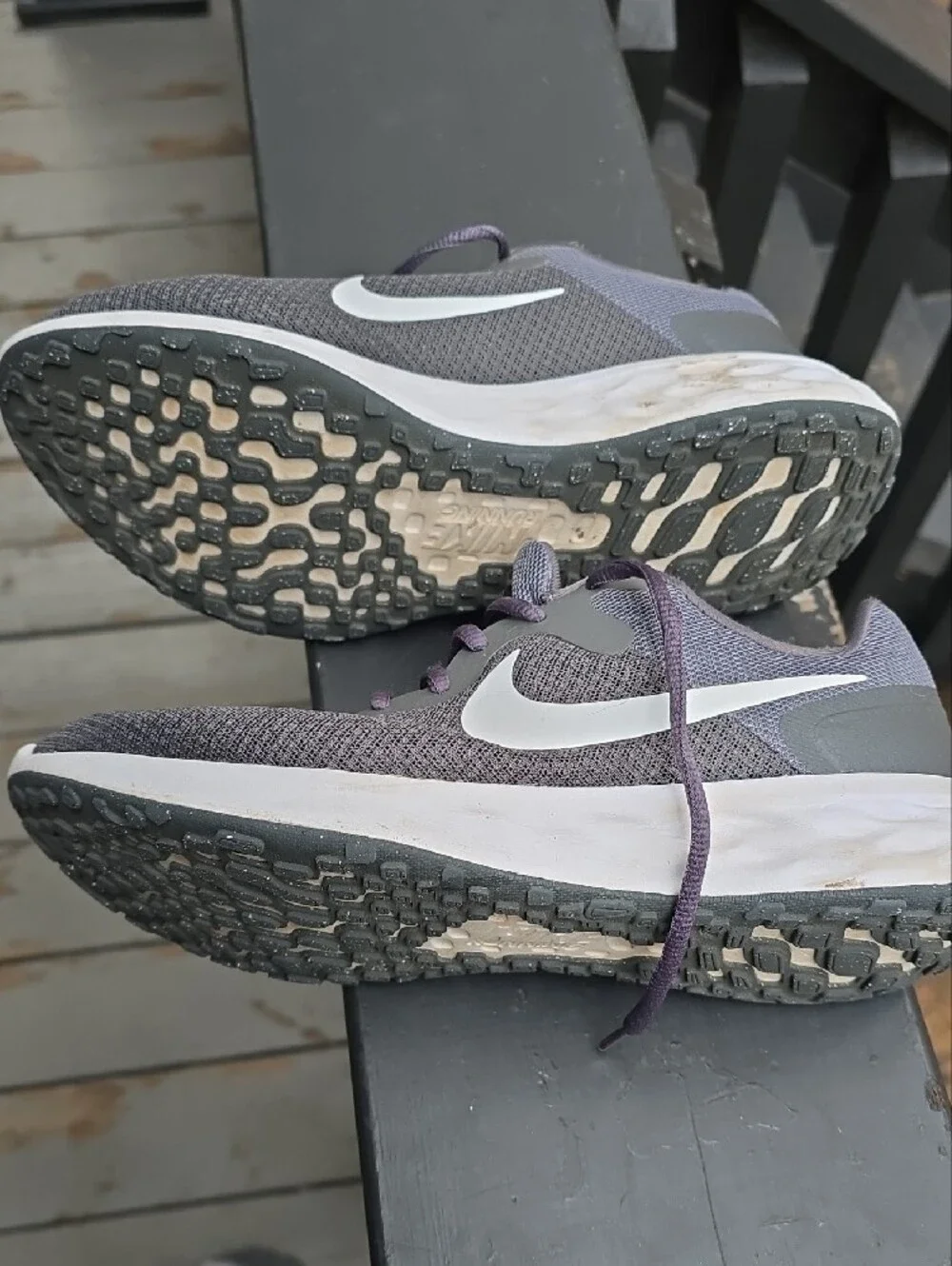 Nike Women's Athletic Sneakers in Charcoal Gray